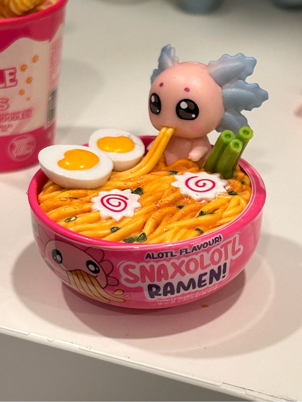 ZURU Mini Brands Kawaii Rare Ramen Food Figures Lot of 2 Snaxolotl Noodles